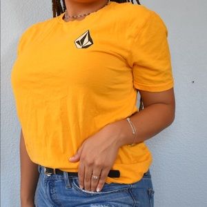 Yellow skater T-shirt